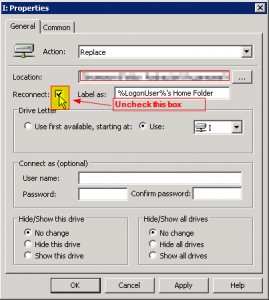 gpo mapped drives