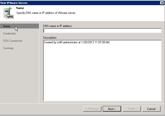 Veeam Installation Step 20