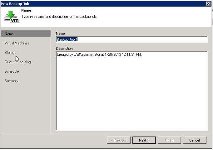 Veeam Installation Step 24